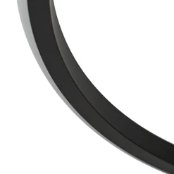 Gang|Loftlamper ^ Lindby LED-loftlampe Kyron, sort, aluminium, dæmpbar, Ø45cm