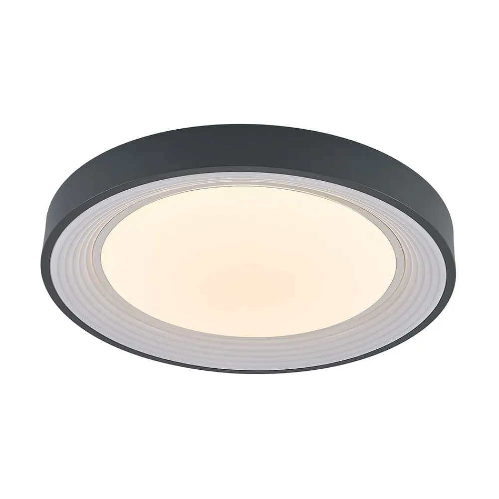 Lindby Gang|Loftlamper > LED-loftlampe Lindum, RGB, CCT, fjernbetjening, dæmpbar