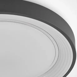 Lindby Gang|Loftlamper > LED-loftlampe Lindum, RGB, CCT, fjernbetjening, dæmpbar