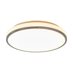 Loftlamper|Loftlamper ^ Lindby LED-loftlampe Lyss, Ø 40 cm, kromfarvet, IP44