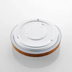 Lindby Gang|Loftlamper > LED-loftlampe Mendosa, rund, lyst træ, Ø 29cm