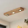 Lindby Loftlamper|Loftlamper > LED-loftlampe Mikari, 48 cm, træ, drejelig