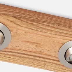 Lindby Loftlamper|Loftlamper > LED-loftlampe Mikari, 48 cm, træ, drejelig