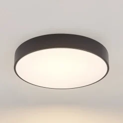 Lindby Gang|Loftlamper > LED-loftlampe Milada, sort, CCT, fjernbetjening