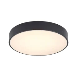 Lindby Gang|Loftlamper > LED-loftlampe Milada, sort, CCT, fjernbetjening