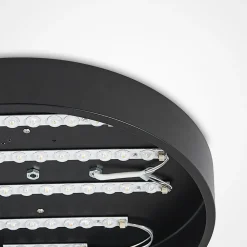Lindby Gang|Loftlamper > LED-loftlampe Milada, sort, CCT, fjernbetjening