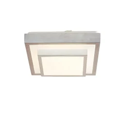 Gang|Loftlamper ^ Lindby LED-loftlampe Mirco, 32 cm, kantet, aluminium