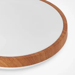 Lindby Loftlamper|Pendellamper > LED-loftlampe Mynte, Ø30cm, trælook, plast