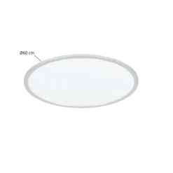 Lindby Arbejdsrum/Kontor|Gang > LED-loftlampe Narima, CCT, Ø 60 cm, sølv