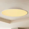 Arbejdsrum/Kontor|Gang ^ Lindby LED-loftlampe Narima, CCT, Ø 80 cm, sølv