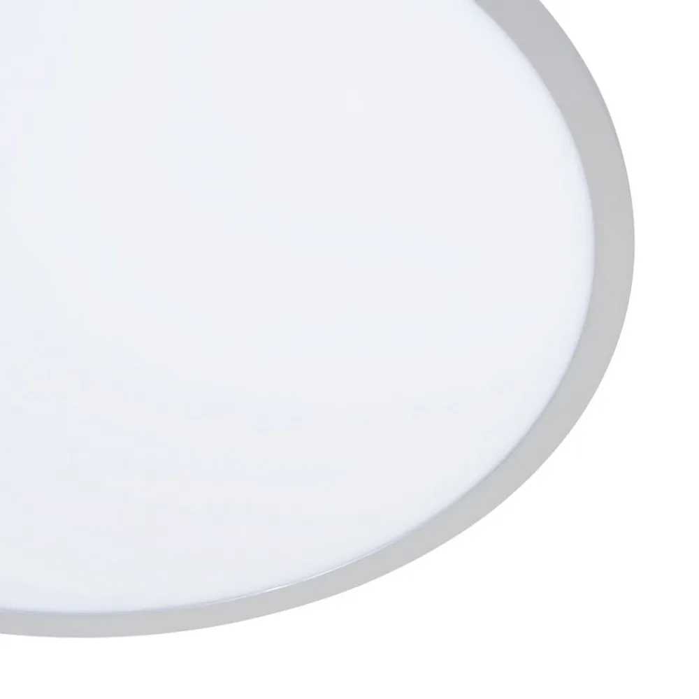 Lindby Arbejdsrum/Kontor|Loftlamper > LED-loftlampe Narima, 4.000 K, Ø 60 cm, sølv