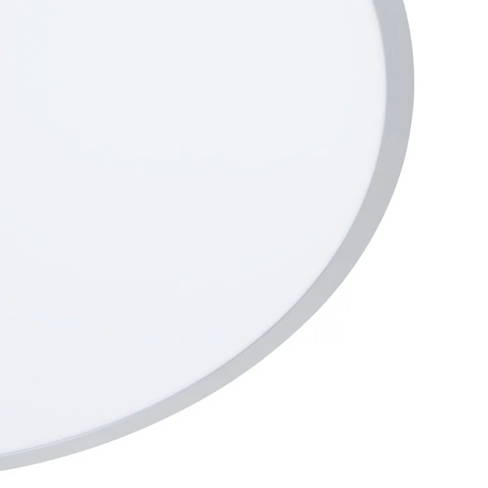 Lindby Arbejdsrum/Kontor|Loftlamper > LED-loftlampe Narima, 4.000 K, Ø 80 cm, sølv