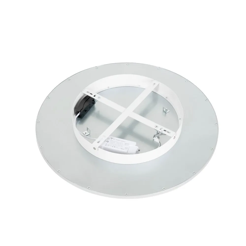 Arbejdsrum/Kontor|Loftlamper ^ Lindby LED-loftlampe Narima, 4.000 K, Ø 50 cm, sølv