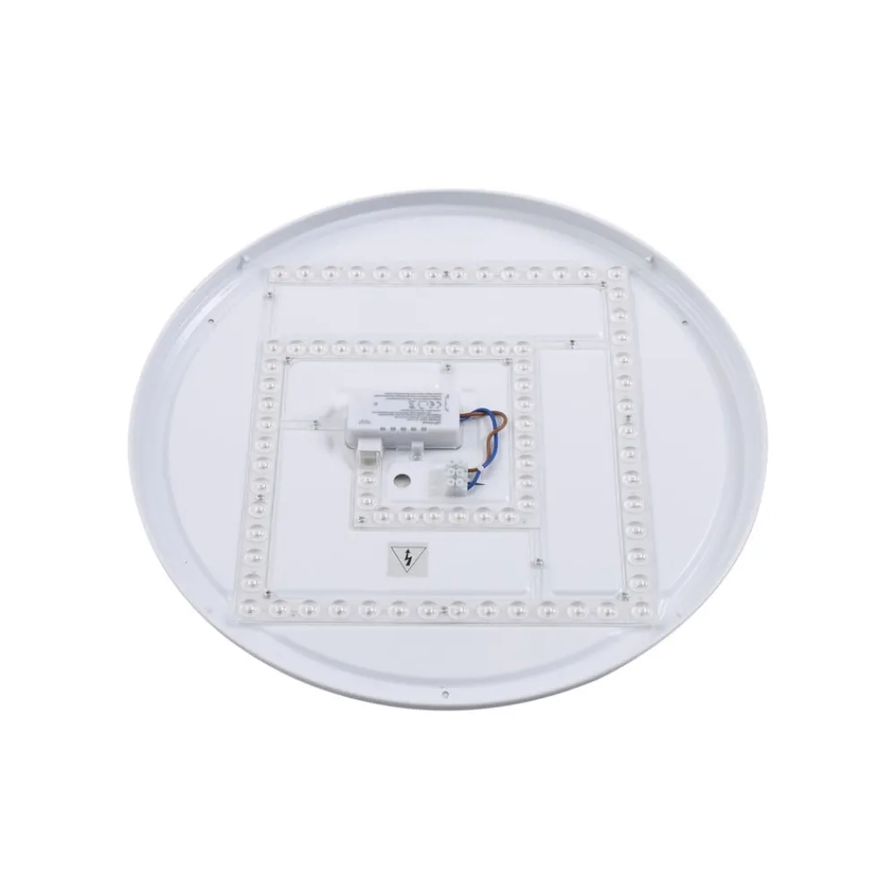 Loftlamper|Loftlamper ^ Lindby LED-loftlampe Orbi, 48 cm, blå/hvid, plast