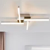 Loftlamper ^ Lindby LED-loftlampe Patrik, 59 cm, 4 lyskilder, krom, IP44