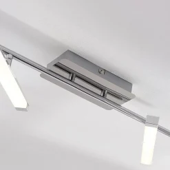 Lindby Arbejdsrum/Kontor|Loftlamper > LED-loftlampe Pilou, 6 lyskilder, dæmpbar, krom