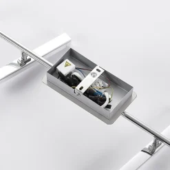Lindby Arbejdsrum/Kontor|Loftlamper > LED-loftlampe Pilou, 6 lyskilder, dæmpbar, krom