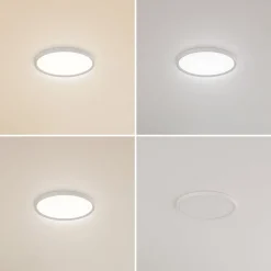 Lindby Loftlamper|Loftlamper > LED-loftlampe Pravin, Ø 30 cm, CCT, hvid