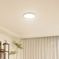 Gang|Loftlamper ^ Lindby LED-loftlampe Pravin, Ø 40 cm, CCT, hvid