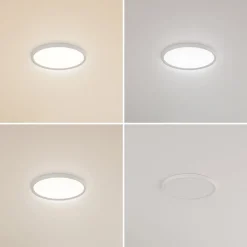 Gang|Loftlamper ^ Lindby LED-loftlampe Pravin, Ø 40 cm, CCT, hvid
