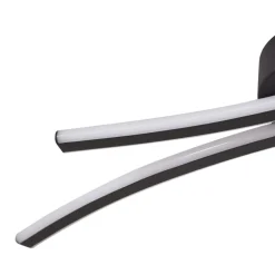 Lindby Loftlamper > LED-loftlampe Ravion, 90 cm, sort, 3.000 K