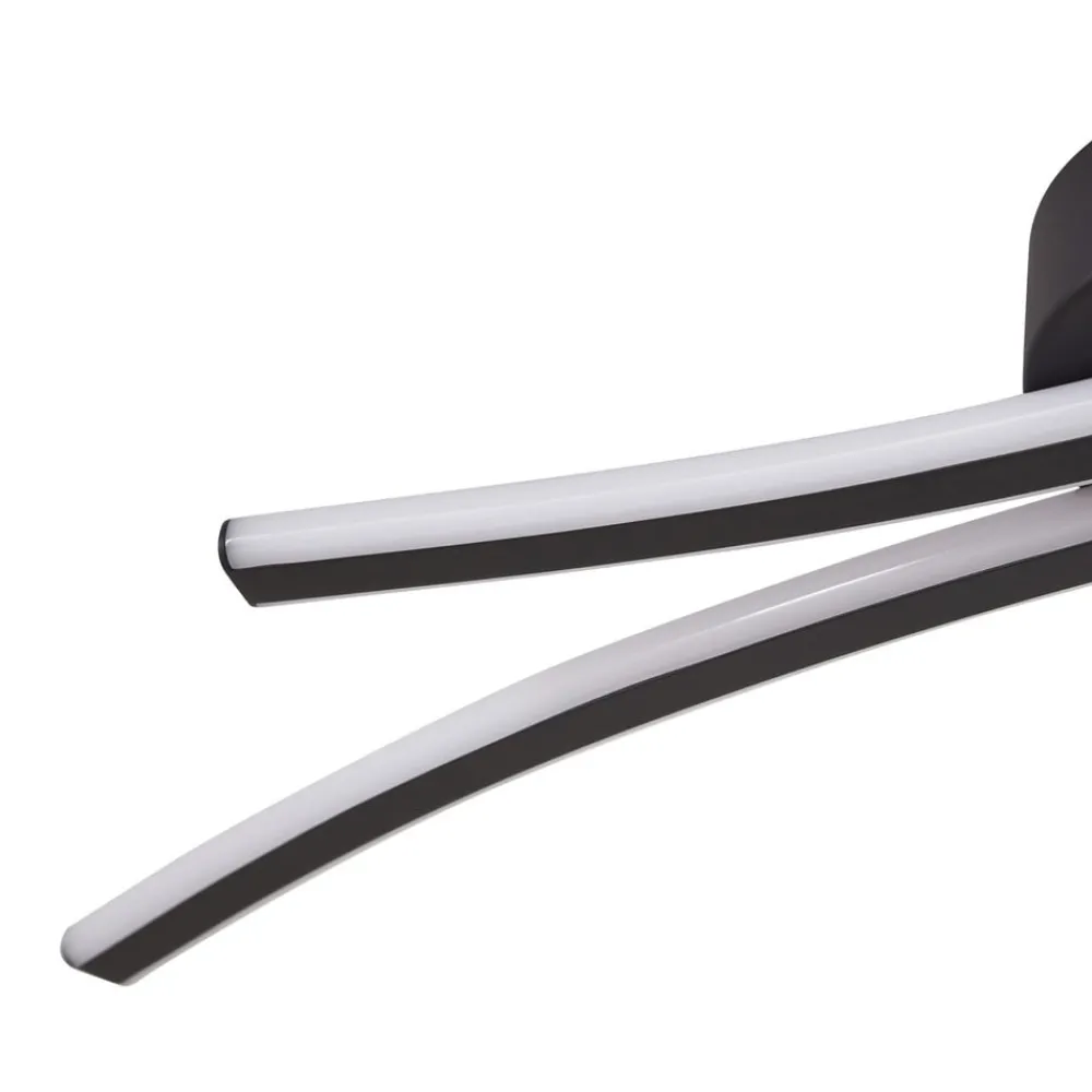 Lindby Loftlamper > LED-loftlampe Ravion, 90 cm, sort, 3.000 K