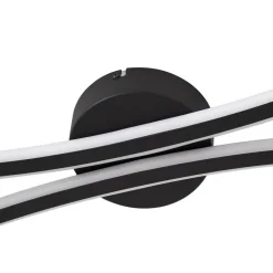 Lindby Loftlamper > LED-loftlampe Ravion, 90 cm, sort, 3.000 K