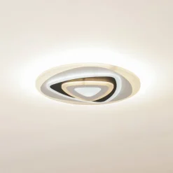 Lindby Gang|Loftlamper > LED-loftlampe Rebeka, Ø 50 cm, CCT, fjernbetjening