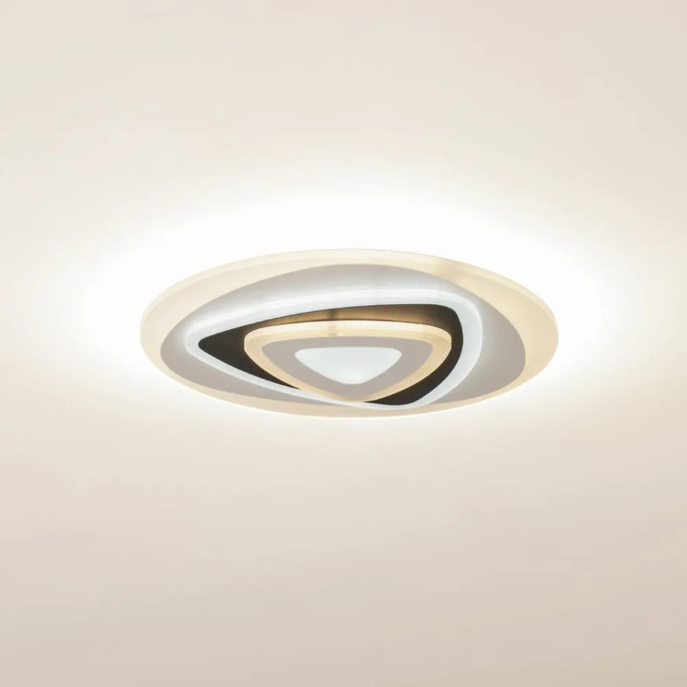 Lindby Gang|Loftlamper > LED-loftlampe Rebeka, Ø 50 cm, CCT, fjernbetjening