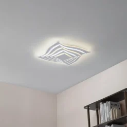 Lindby Gang|Loftlamper > LED-loftlampe Rebeka, 47x47cm, CCT, fjernbetjening
