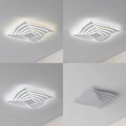 Lindby Gang|Loftlamper > LED-loftlampe Rebeka, 47x47cm, CCT, fjernbetjening