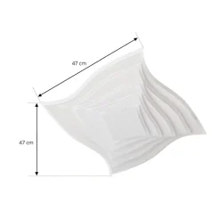 Lindby Gang|Loftlamper > LED-loftlampe Rebeka, 47x47cm, CCT, fjernbetjening