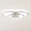 Lindby Loftlamper|Loftlamper > LED-loftlampe Riley, aluminiumsfarvet, metal, dæmpbar