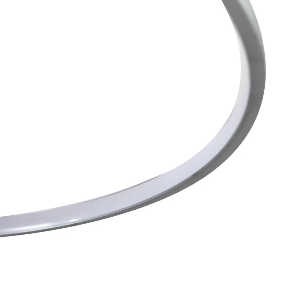 Lindby Loftlamper|Loftlamper > LED-loftlampe Riley, aluminiumsfarvet, metal, dæmpbar