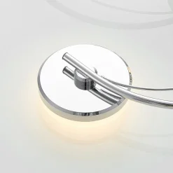 Loftlamper|Loftlamper ^ Lindby LED-loftlampe Rouven, spiralform, 6 lyskilder, grå
