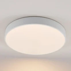 Lindby Loftlamper|Loftlamper > LED-loftlampe Simera, Ø 50 cm, hvid, metal