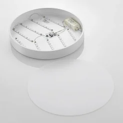 Lindby Loftlamper|Loftlamper > LED-loftlampe Simera, Ø 50 cm, hvid, metal
