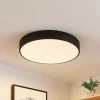 Lindby Gang|Loftlamper > LED-loftlampe Simera, Ø 50 cm, sort, metal