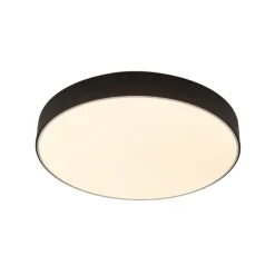 Lindby Gang|Loftlamper > LED-loftlampe Simera, Ø 50 cm, sort, metal