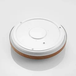 Lindby Arbejdsrum/Kontor|Pendellamper > LED-loftlampe Vaako, Ø 41 cm, metal, trælook