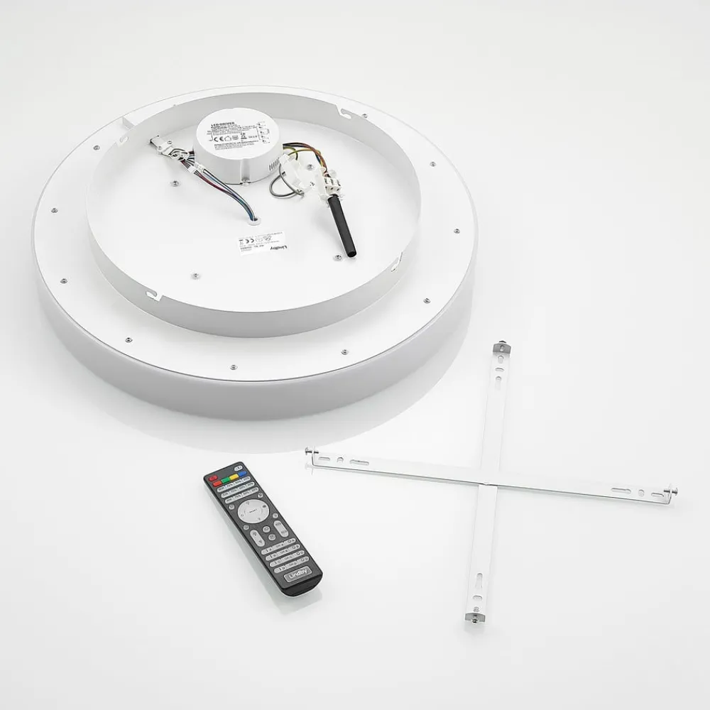 Gang|Loftlamper ^ Lindby LED-loftlampe Wikani, hvid, RGB, CCT, dæmpbar