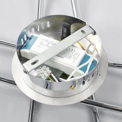 Lindby Loftlamper|Loftlamper > LED-loftlampe Yael, kromfarvet, metal, 67 cm lang