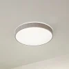Lindby Arbejdsrum/Kontor|Gang > LED-loftlampe Zylo, lysegrå, Ø 49 cm, CCT, dæmpbar