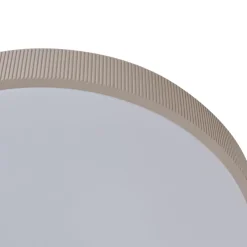 Lindby Arbejdsrum/Kontor|Gang > LED-loftlampe Zylo, lysegrå, Ø 49 cm, CCT, dæmpbar