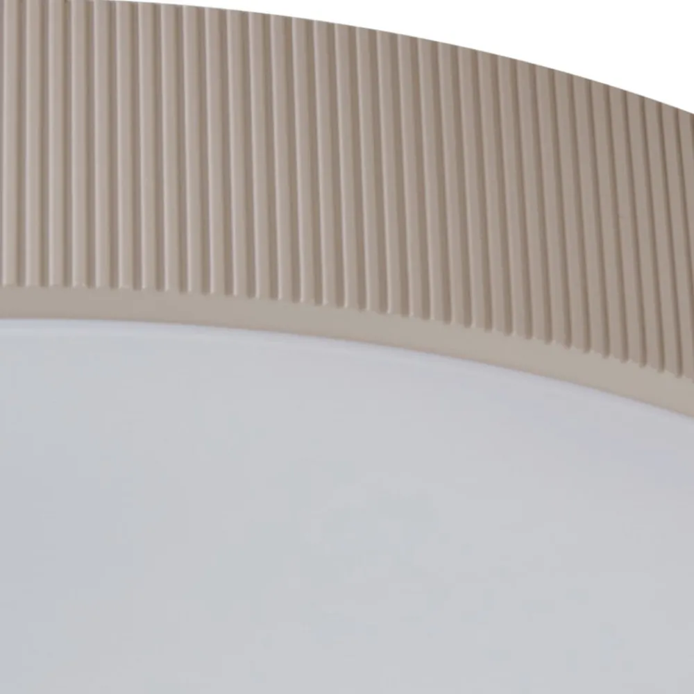 Lindby Arbejdsrum/Kontor|Gang > LED-loftlampe Zylo, lysegrå, Ø 49 cm, CCT, dæmpbar