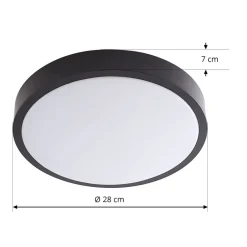 Lindby Loftlamper|Pendellamper > LED-loftslampe Ashen, 3.000 K. hvid, plast
