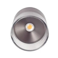 Loftlamper ^ Lindby LED-loftslampe Dalila, sort, Ø 10 cm, aluminium