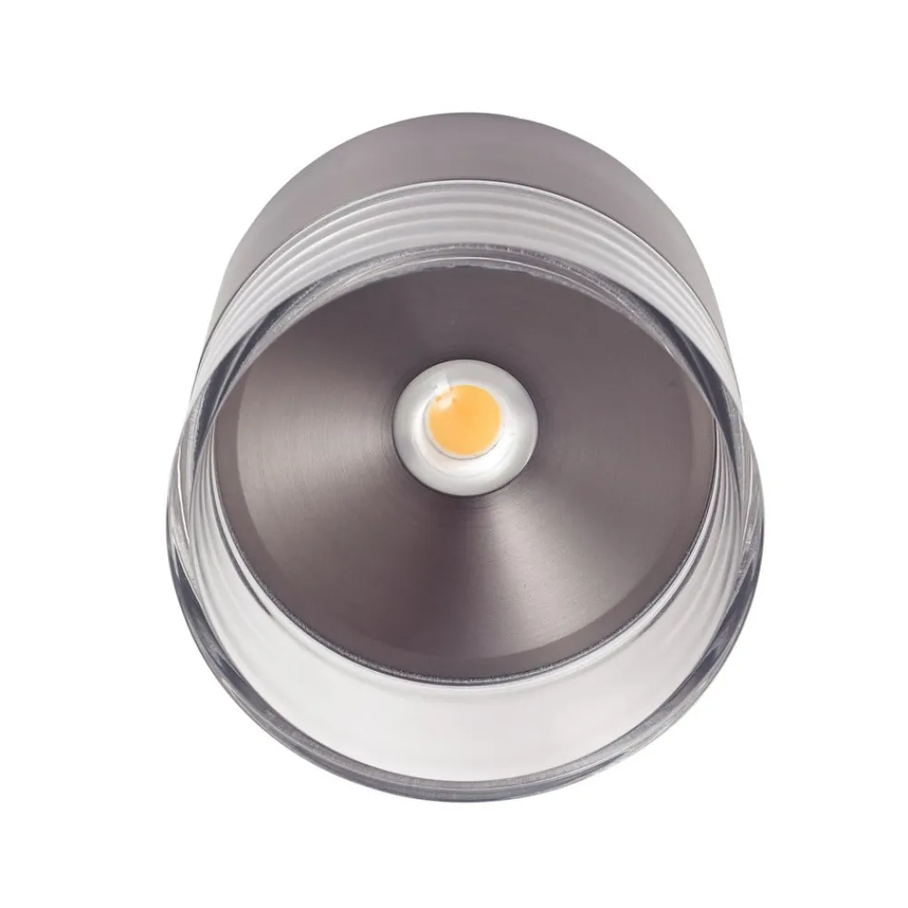 Loftlamper ^ Lindby LED-loftslampe Dalila, sort, Ø 10 cm, aluminium