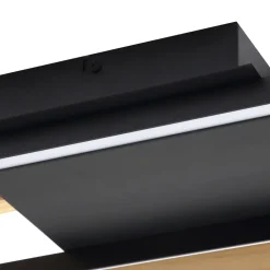 Lindby Loftlamper > LED-loftslampe Holamu, 80 cm, træ