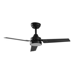 Lindby Loftventilatorer > LED-loftventilator Aerallo, sort, CCT, støjsvag